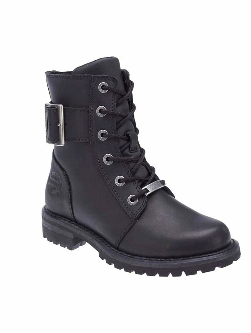 Harley-Davidson Sylewood Leather Moto Biker Combat Boots Women's 9.5 Like New
